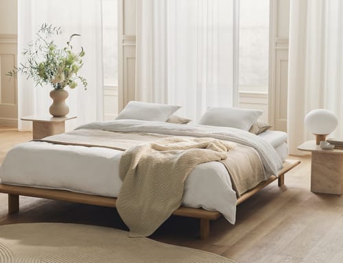Zen bed frame queen cheap